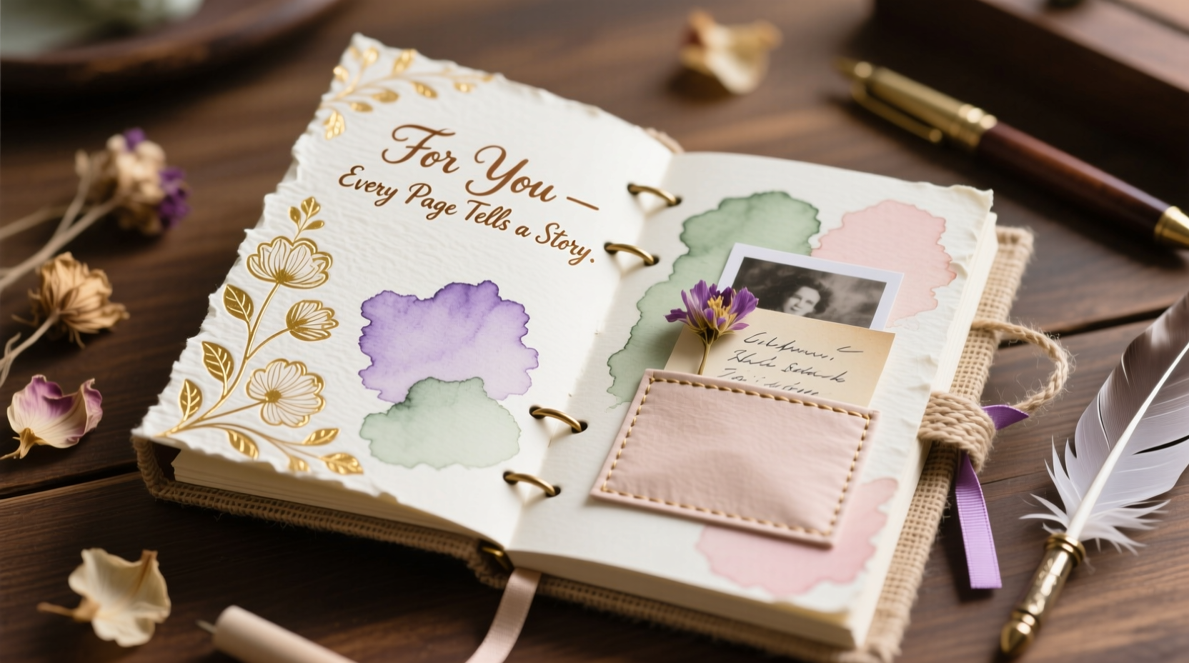 how to personalize a sketchbook as a meaningful handmade gift