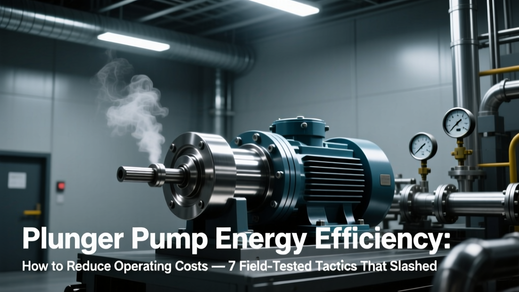 Plunger Pump Energy Savings: 7 Tactics to Cut Power Costs