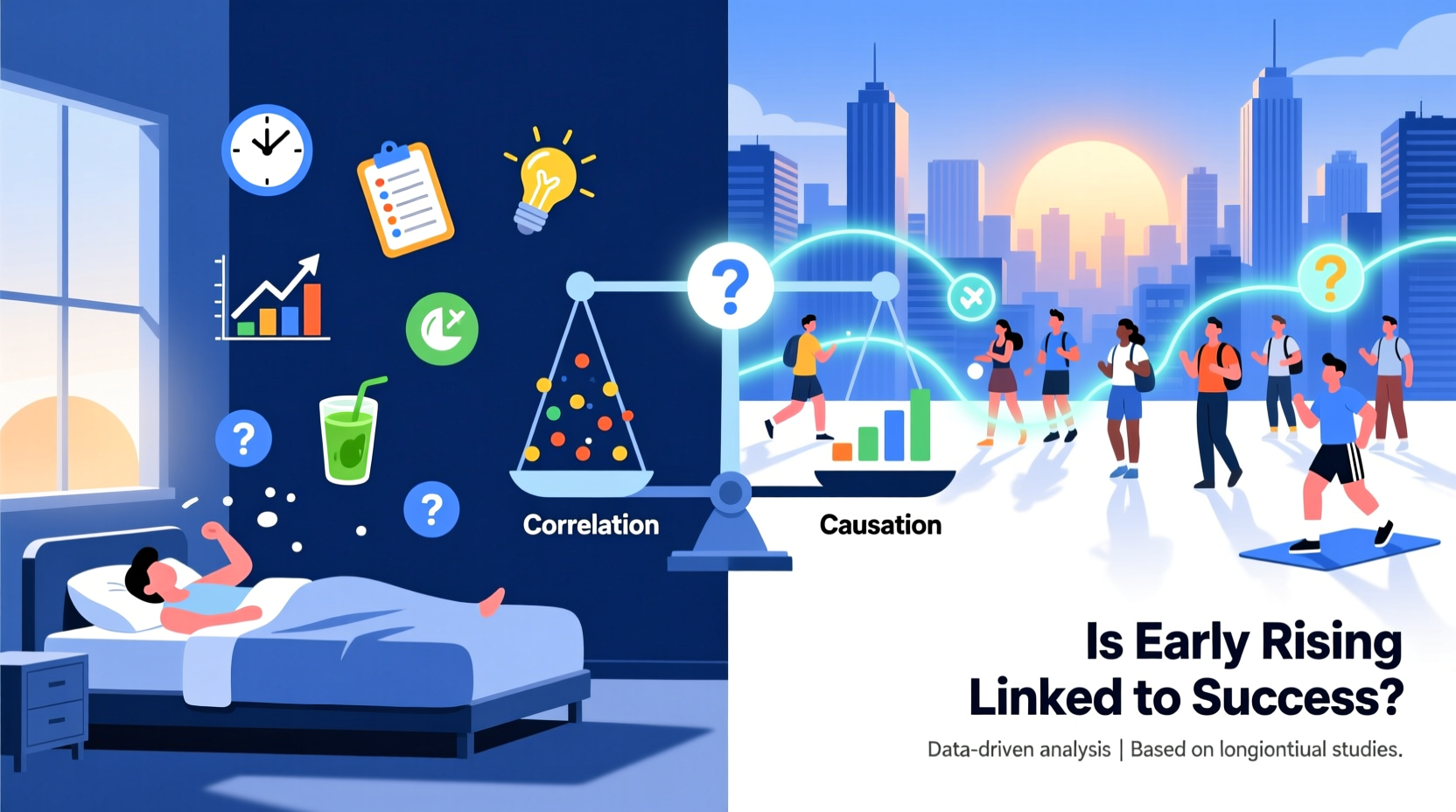 is waking up early actually linked to success or just correlation