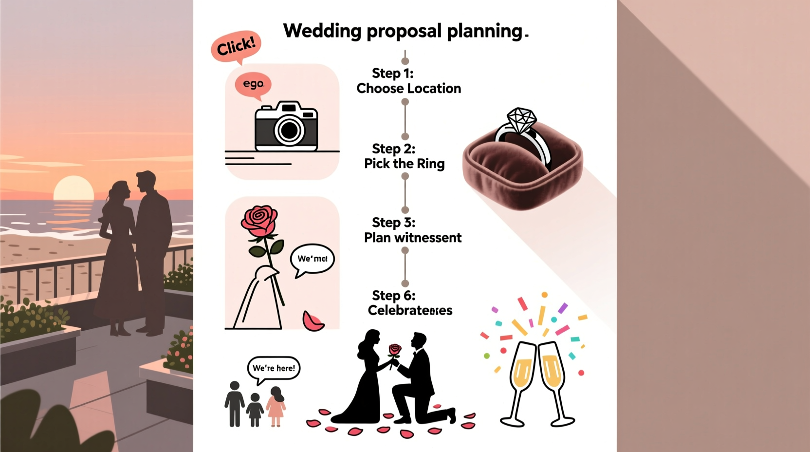 how to plan a wedding proposal