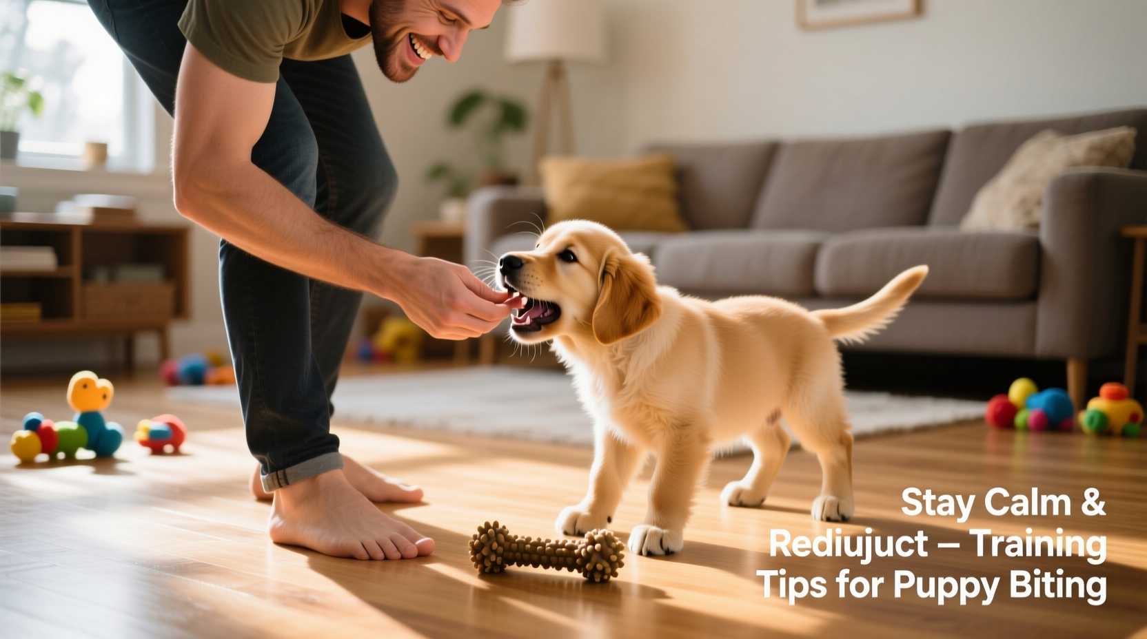 how to train a puppy to stop biting ankles without losing your patience