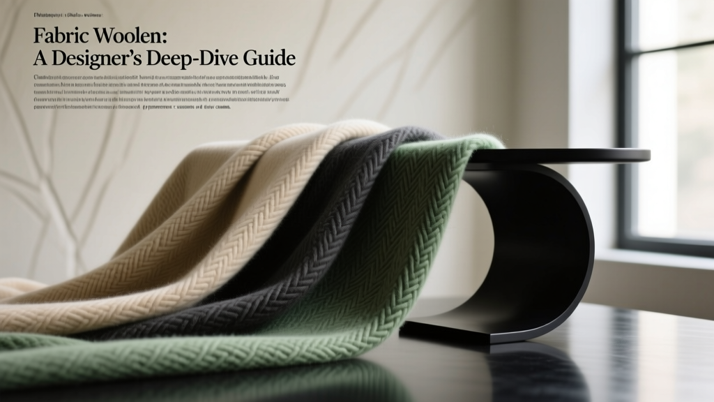 Fabric Woolen: A Designer’s Deep-Dive Guide