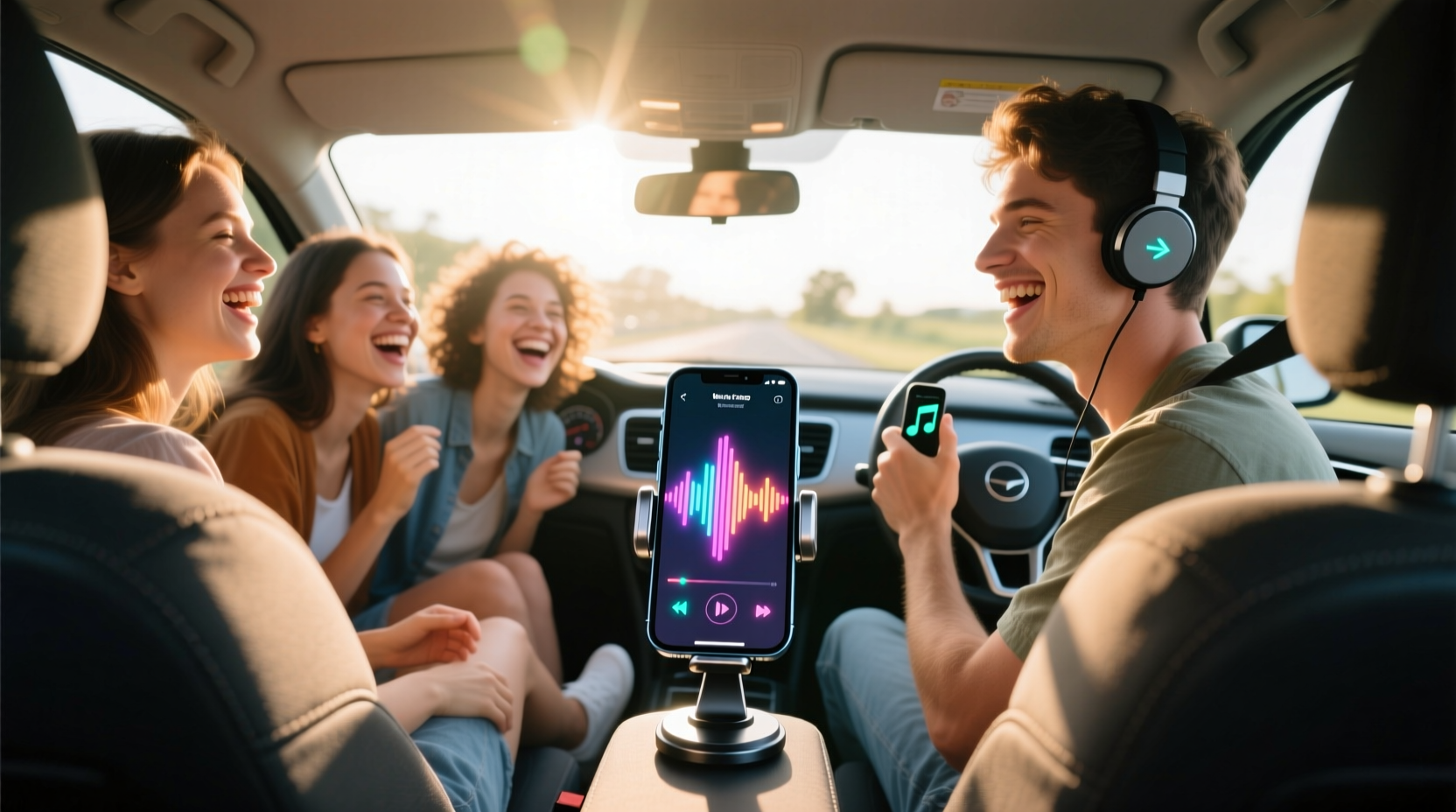 now anyone can play music in your car no matter whos c