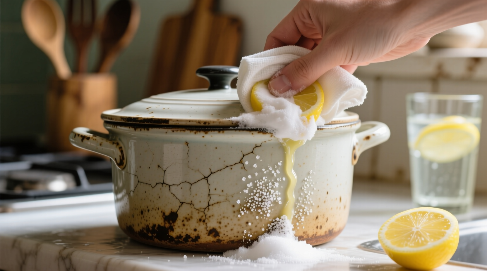 eco friendly cleaning tips for vintage ceramic cookware