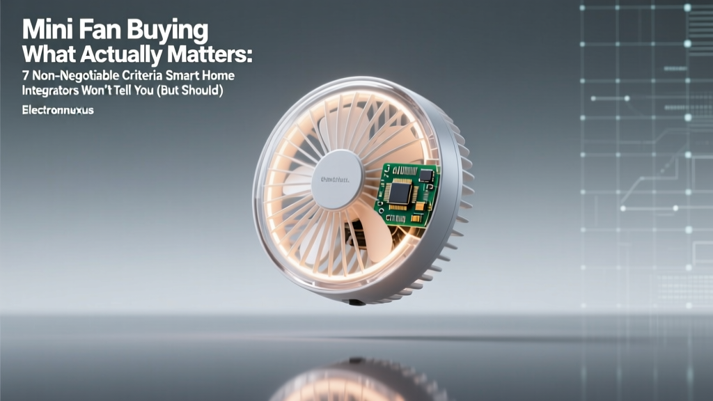 Mini Fan Buying What Actually Matters: 7 Non-Negotiable Criteria Smart Home Integrators Won’t Tell You (But Should)
