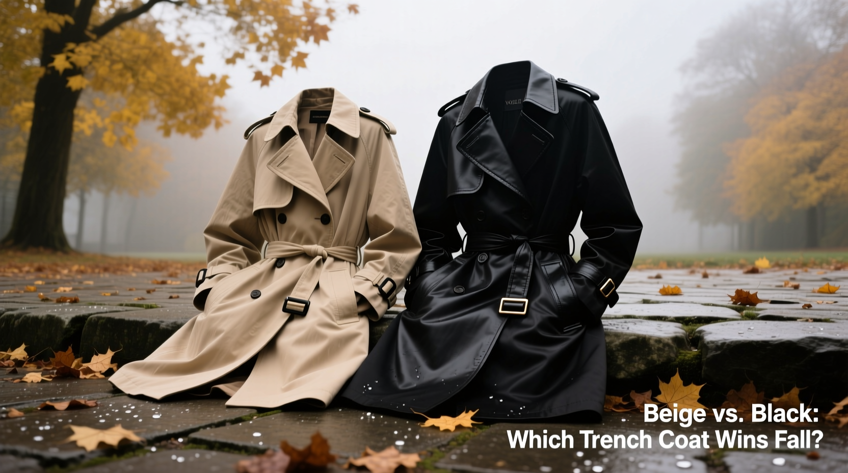 trench coats beige or black which color is actually more versatile for fall