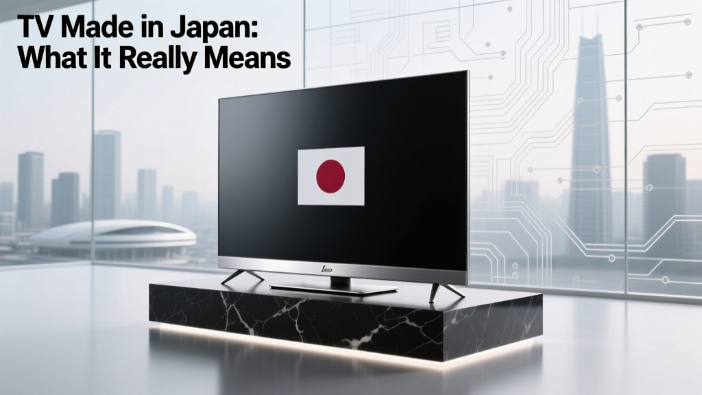 Made in Japan TVs: What the Label Really Means in 2024