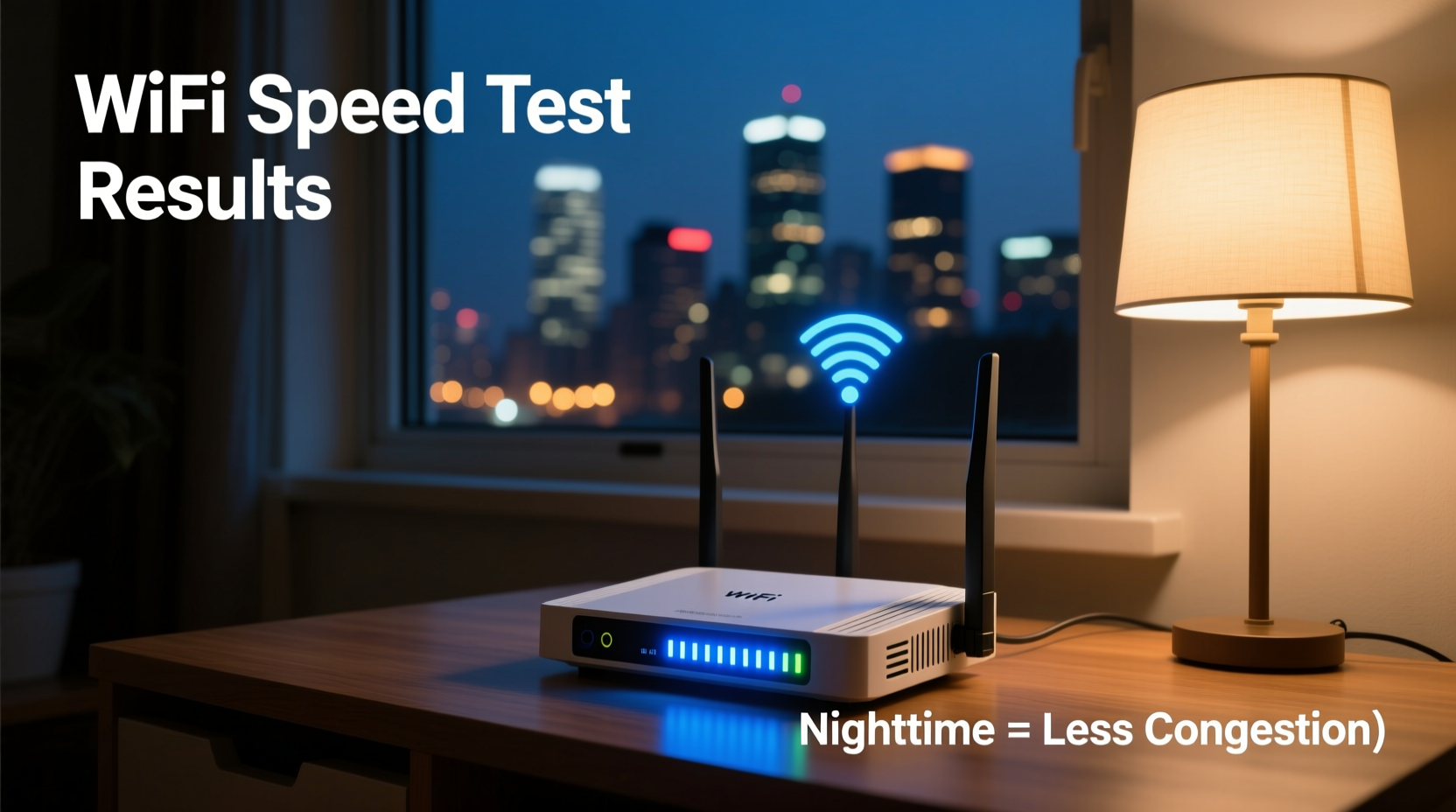 why is my wifi faster at night network congestion patterns explained