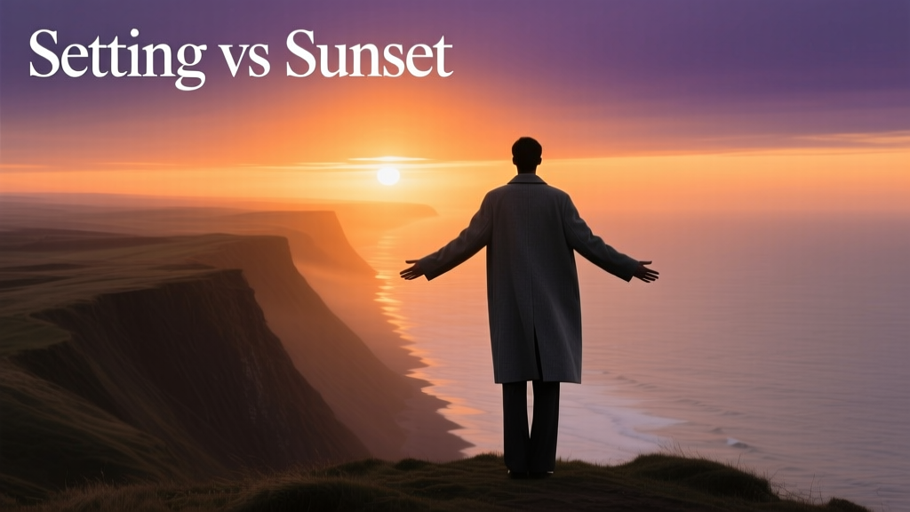 Sunset vs Setting: Wedding Photo Lighting