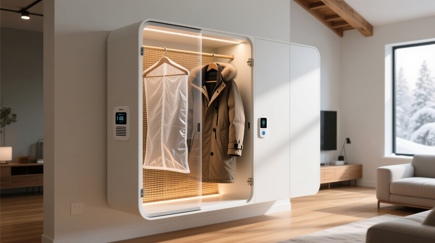 winter coat storage closet organization tips