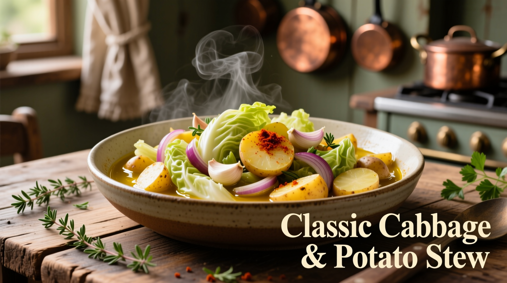 Simple Cabbage and Potato Recipe in 45 Minutes
