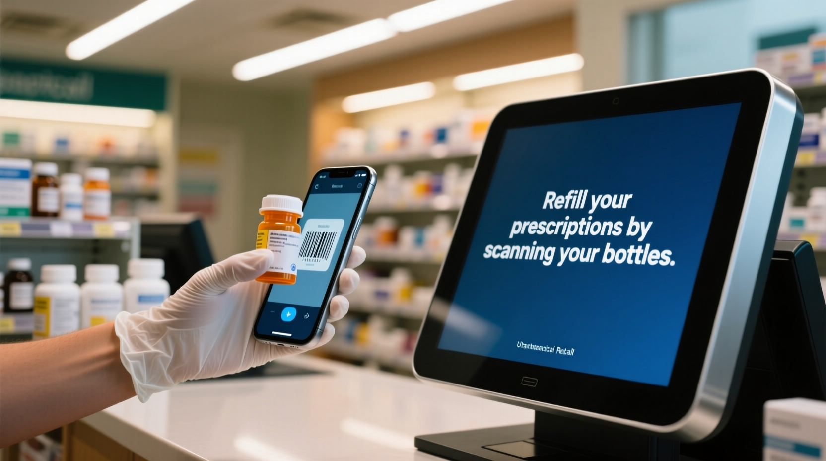refill your prescriptions by scanning your bottles barc