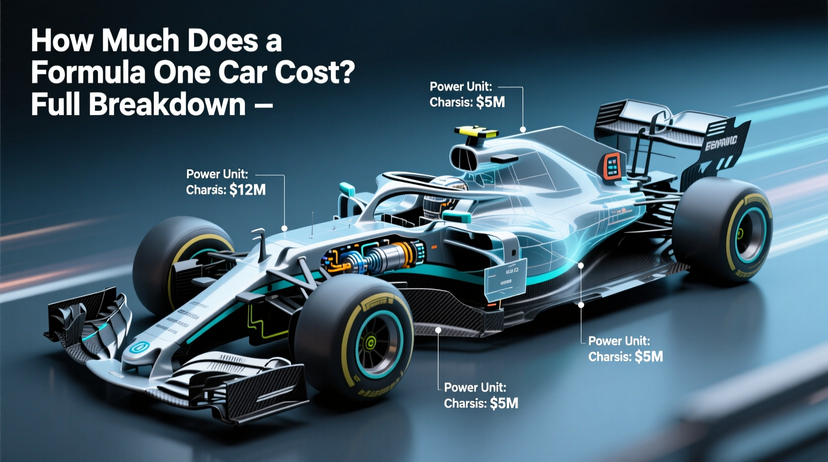 how much does formula one car cost