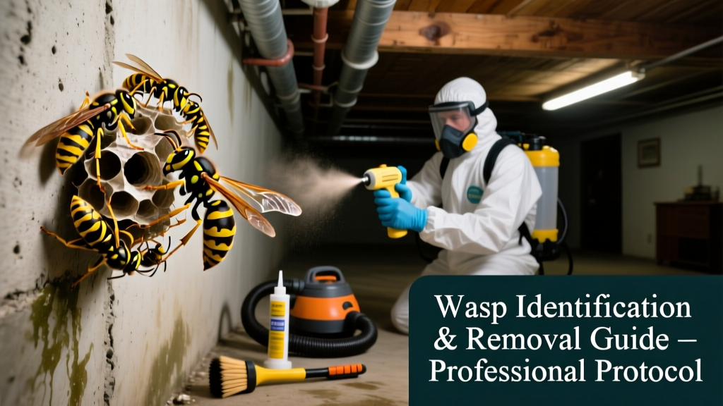 Wasps in Basement: Identification and Removal Guide