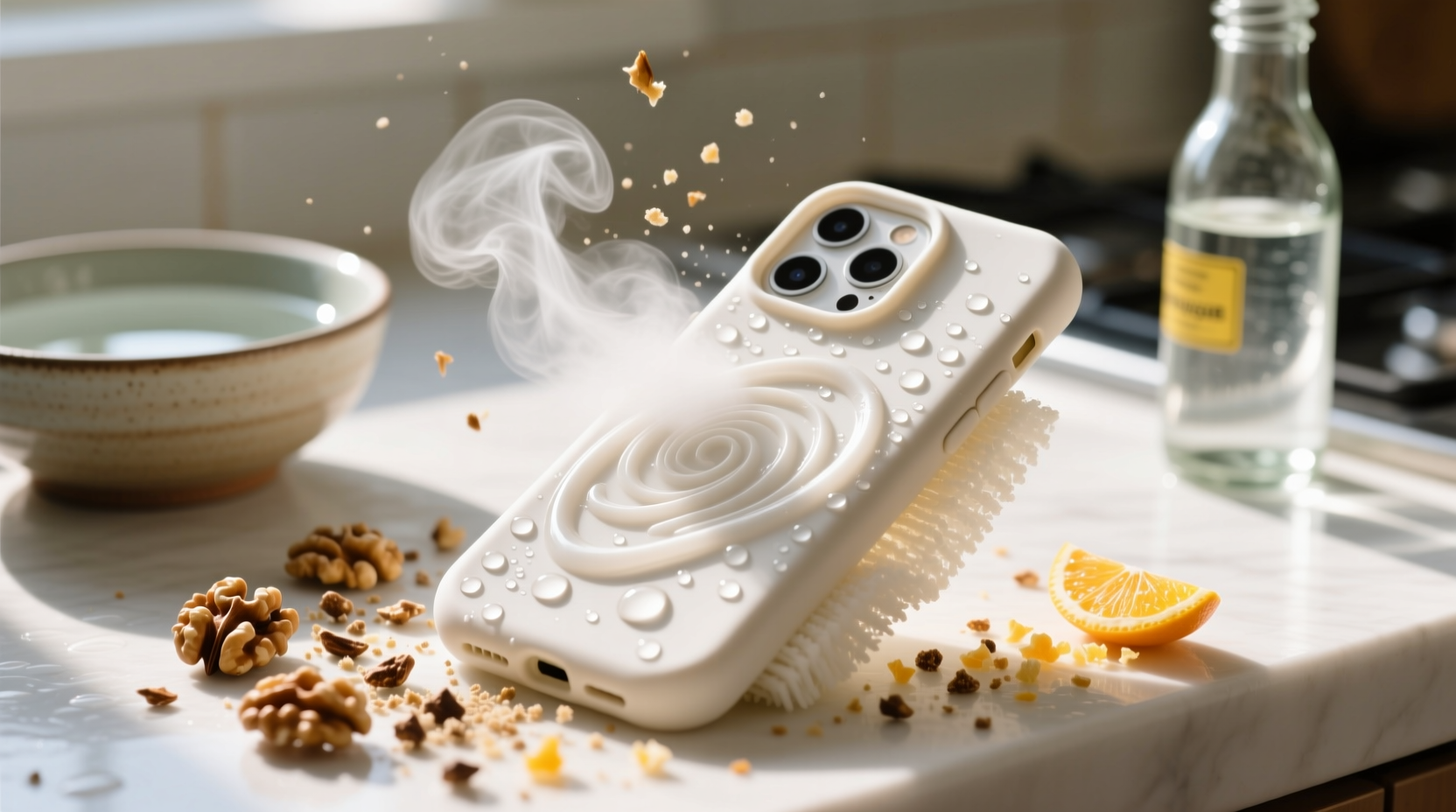 eco friendly cleaning deep clean silicone case without microfiber