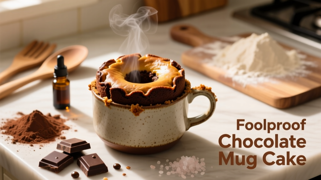 Chocolate Mug Cake in Air Fryer: Crispy-Edged & Foolproof