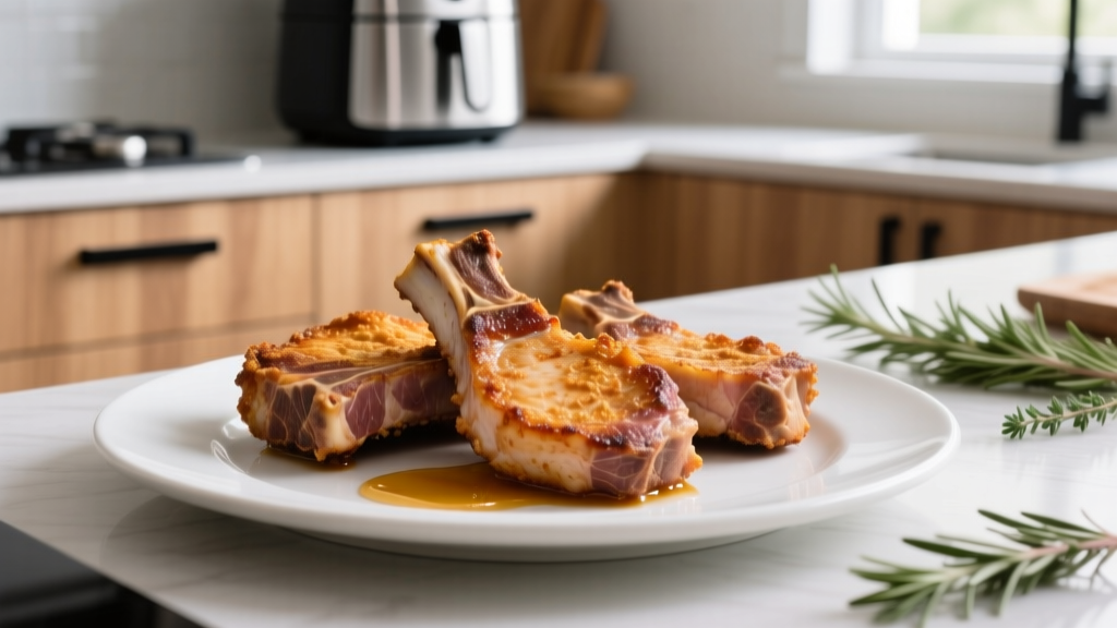How to Air Fry Bone-In Pork Chops Perfectly (Crispy & Juicy)
