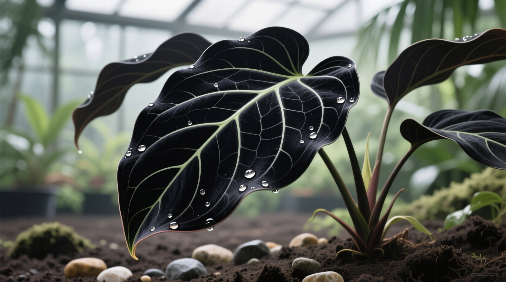black prayer plant