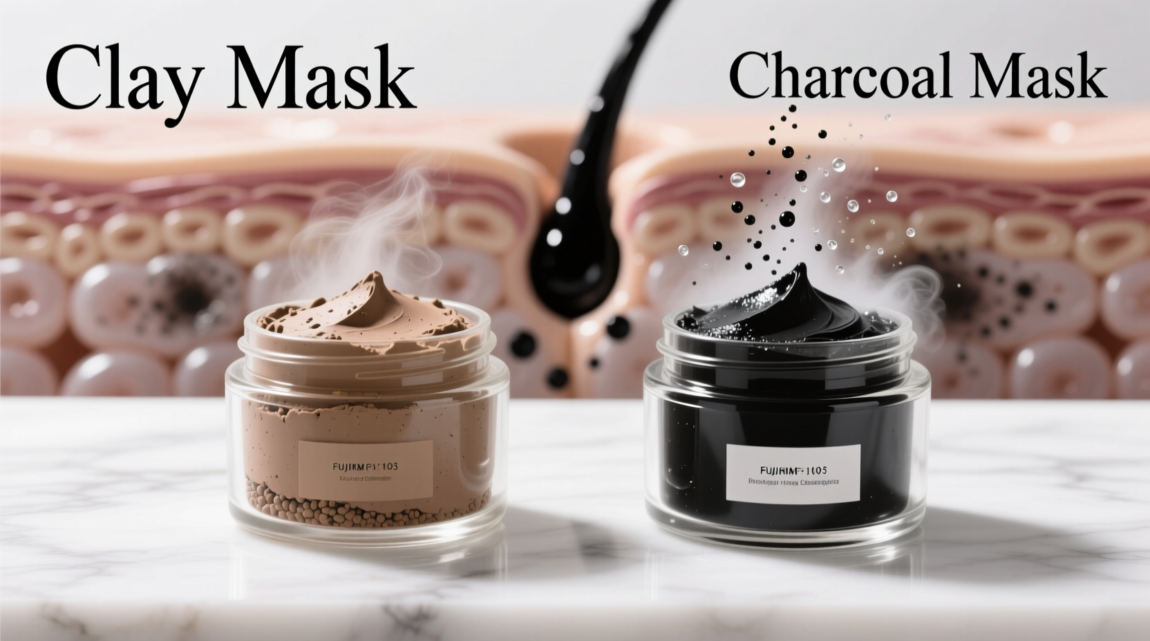 clay face mask vs charcoal which pulls out impurities more effectively