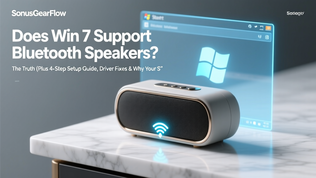 Windows 7 Bluetooth Speakers: Setup & Fixes (2026)