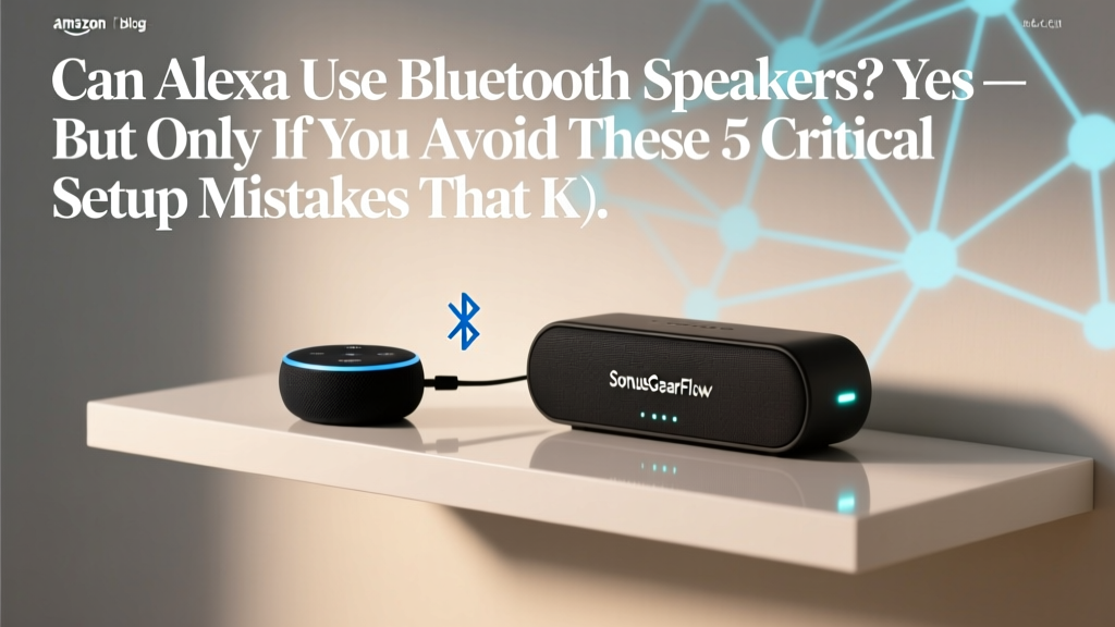 Can Alexa Use Bluetooth Speakers? (2026 Guide)