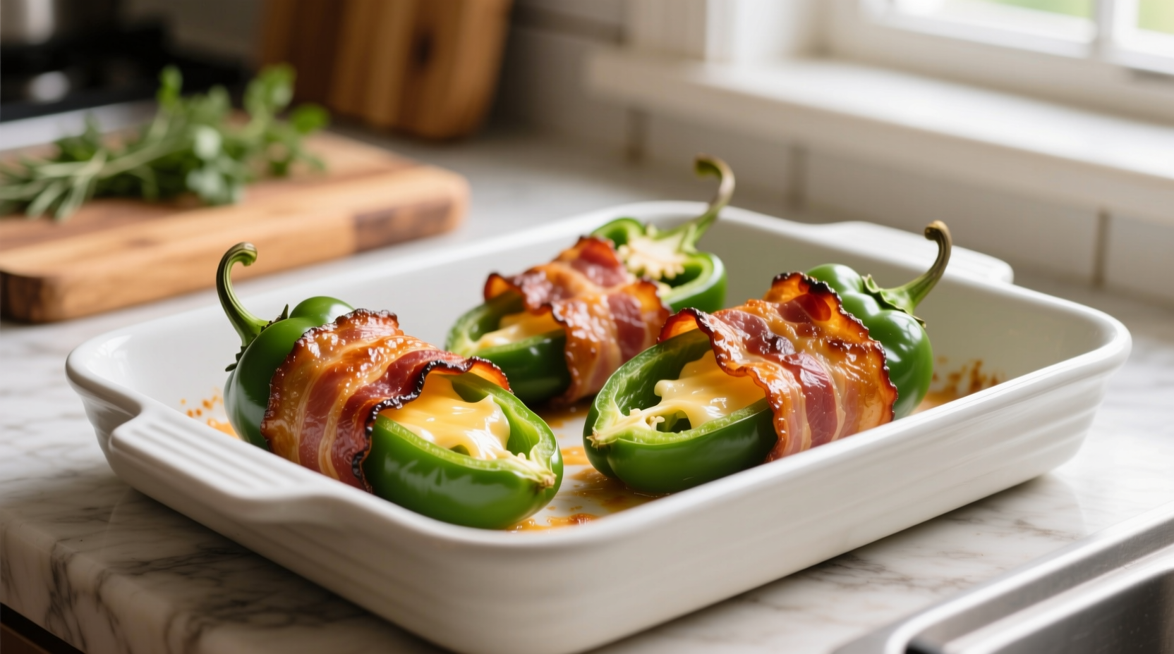 Bacon Wrapped Jalapenos Oven Time: 25-35 Minutes at 400°F