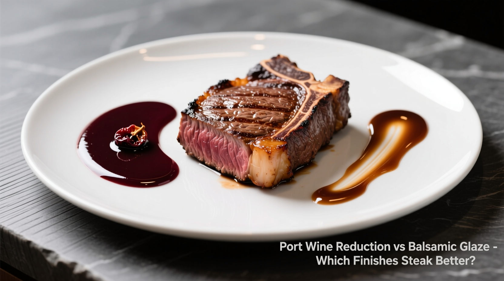 port wine reduction vs balsamic glaze which finishes steak better without overpowering