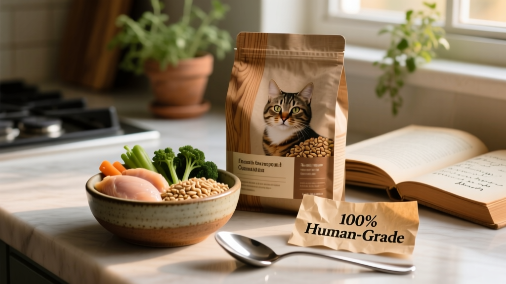 Human-Grade Cat Food: What It Is and How It’s Different