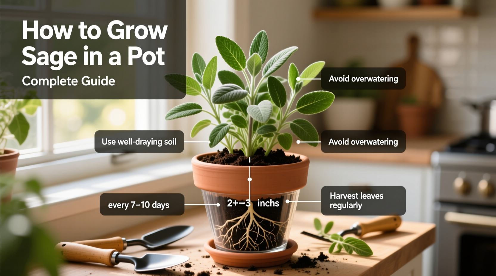 Grow Sage in Pots: 5 Expert Tips | TheHomeSprouts