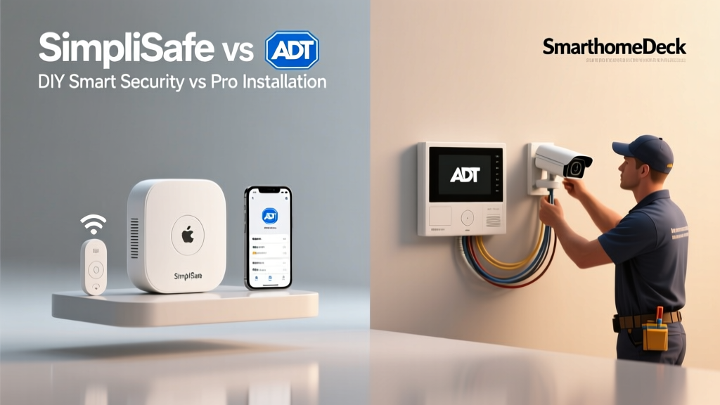 SimpliSafe vs ADT: DIY Smart Security vs Pro Installation