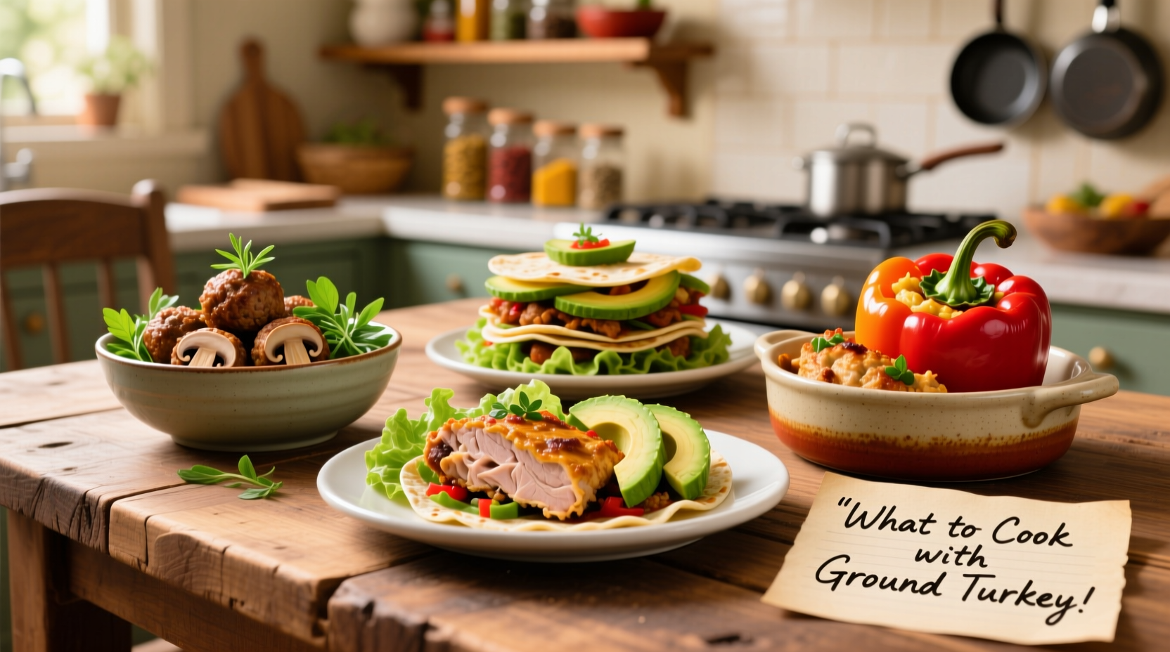 what to cook with ground turkey