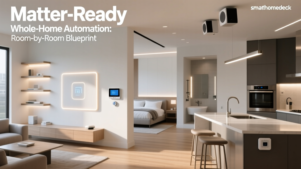 Matter-Ready Whole-Home Automation: Room-by-Room Blueprint