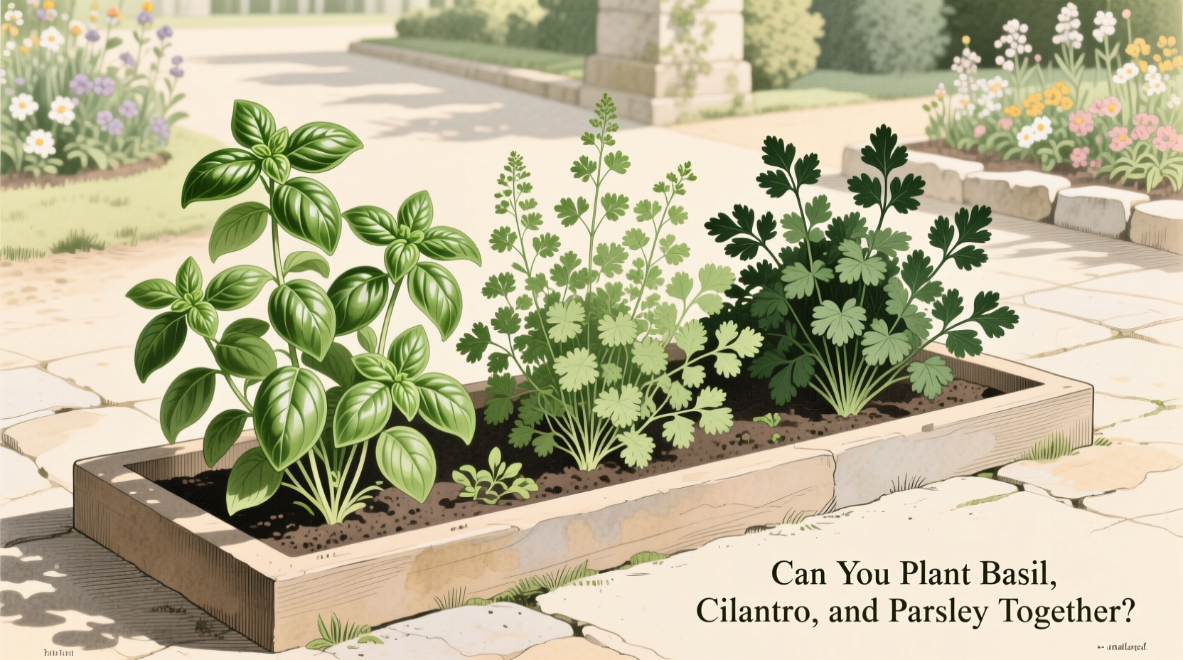 Grow 3 Herbs Together | TheHomeSprouts