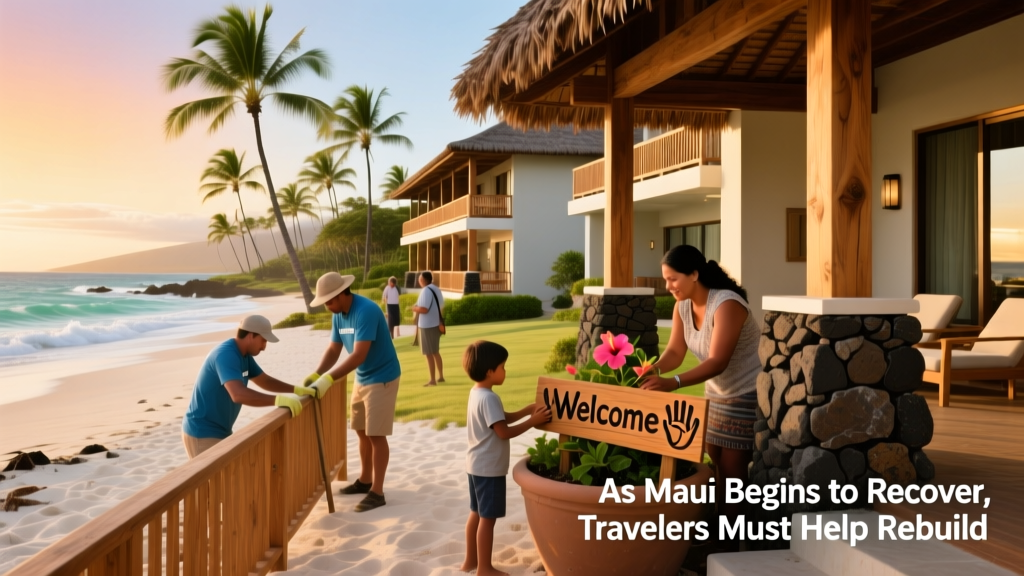 As Maui Begins To Recover, Travelers Must Help Rebuild — A Responsible Hospitality Perspective