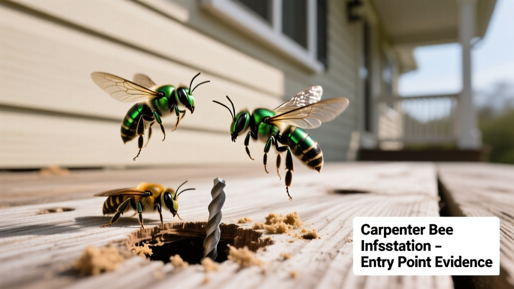 Carpenter Bees in Deck: Pest Identification Guide