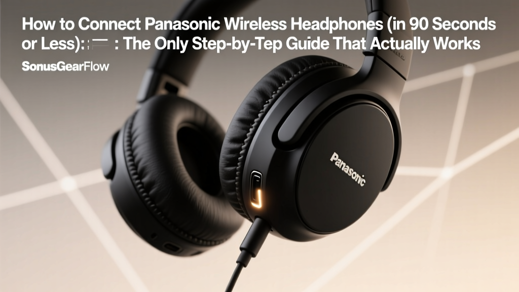 Panasonic Wireless Headphones Setup Guide (2026)