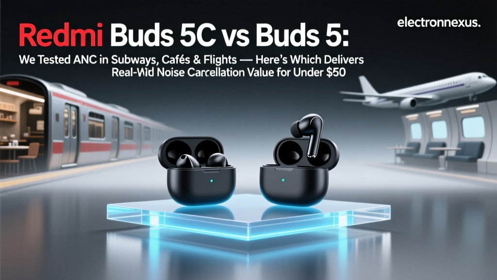 Redmi Buds 5C vs Buds 5: We Tested ANC in Subways, Cafés & Flights — Here’s Which Delivers Real-World Noise Cancellation Value for Under $50