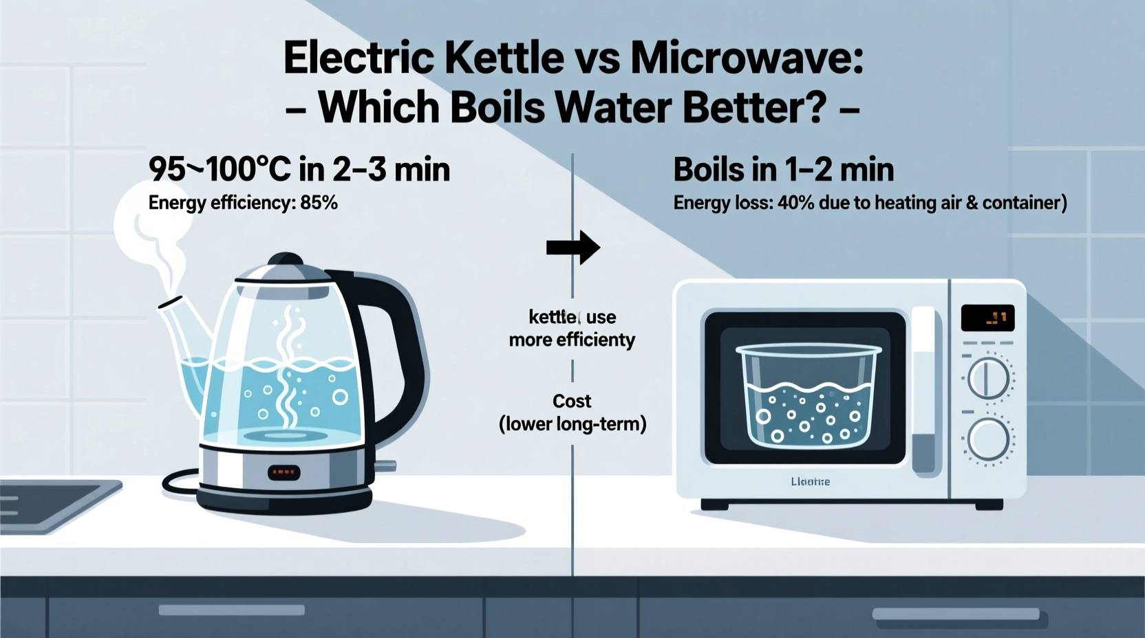 is an electric kettle better than microwave for boiling water