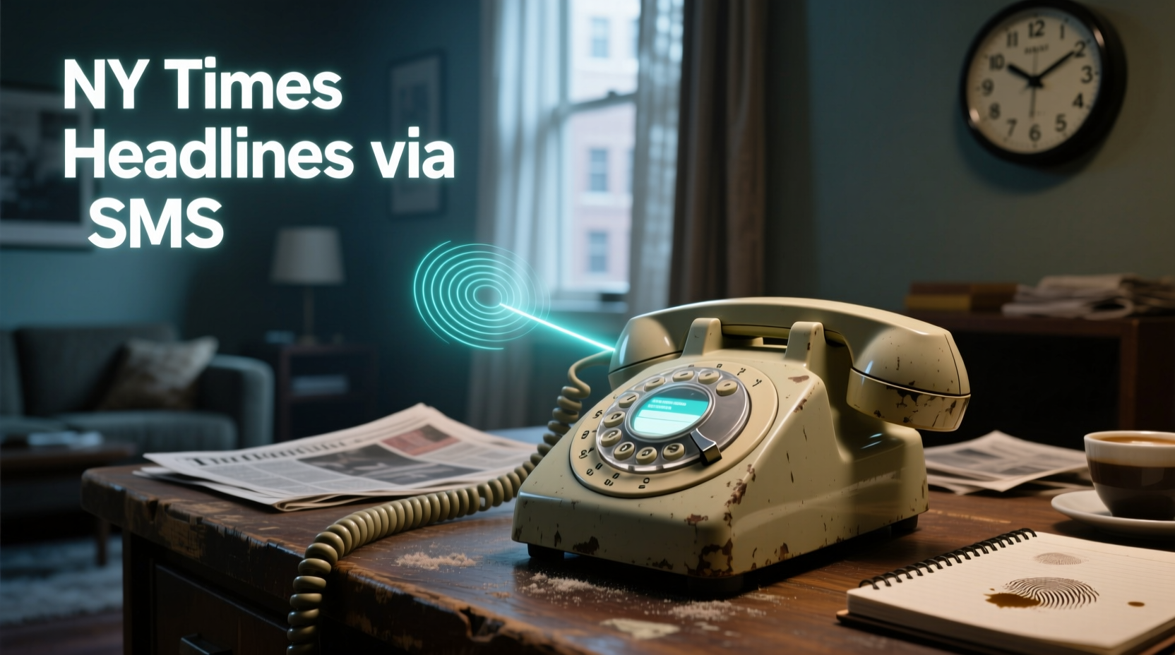 get ny times headlines via sms