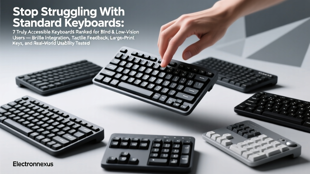 Stop Struggling With Standard Keyboards: 7 Truly Accessible Keyboards Ranked for Blind & Low-Vision Users — Braille Integration, Tactile Feedback, Large-Print Keys, and Real-World Usability Tested
