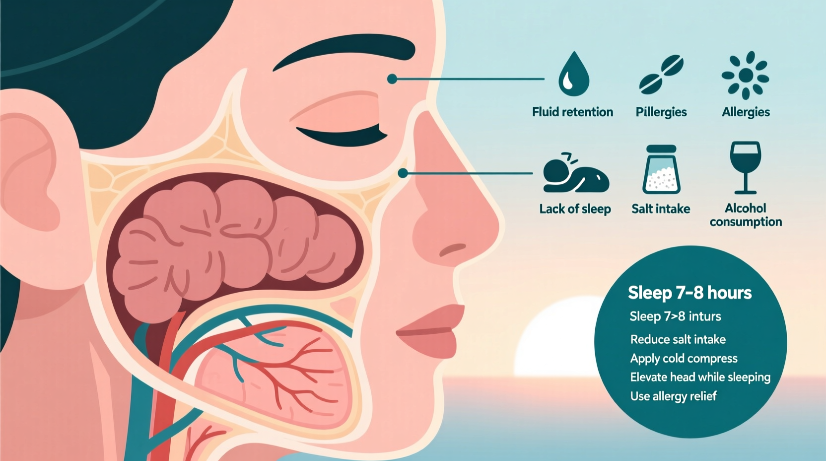 why do i wake up with puffy eyes possible causes and easy remedies