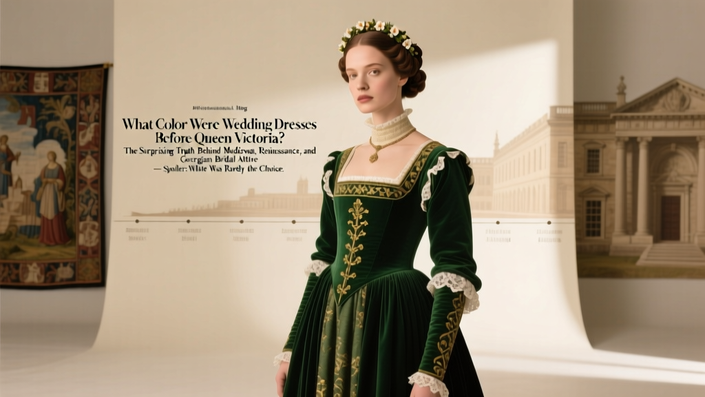 Pre-Victorian Wedding Dress Colors Revealed
