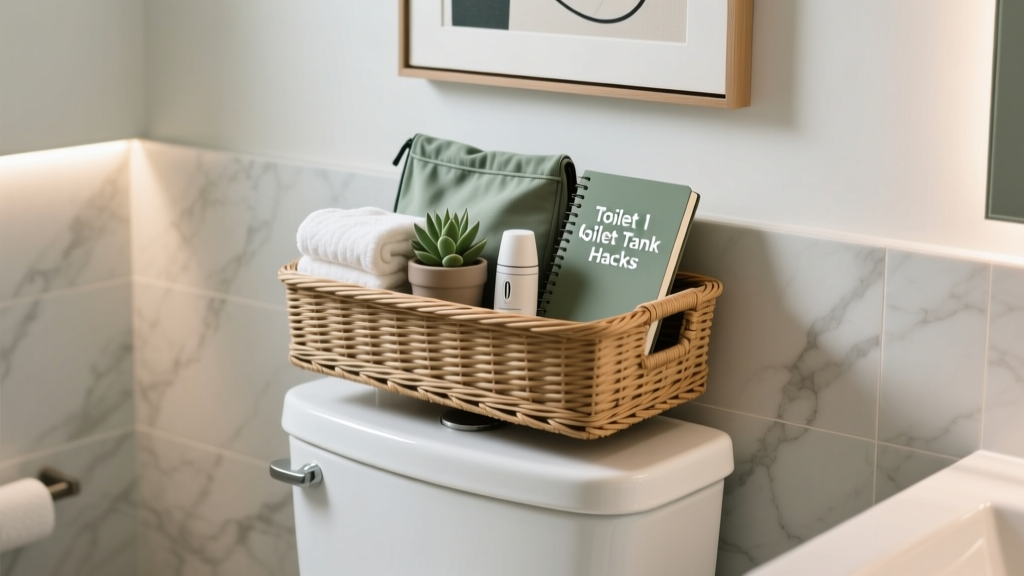 What Can I Store in a Basket on My Toilet Tank?