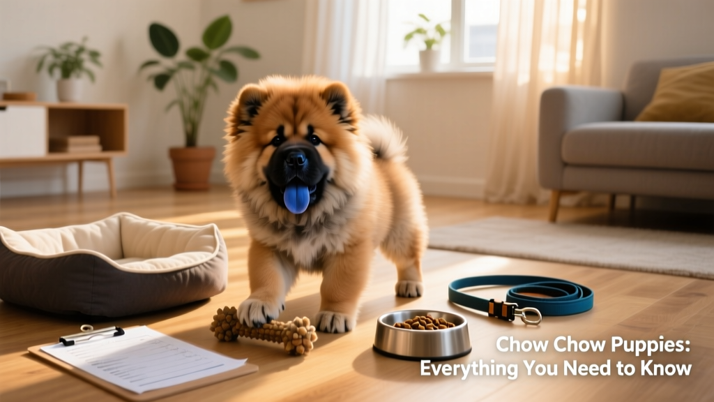 Everything you need to know about Chow Chow puppies