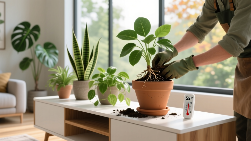 What Temperature to Bring Plants Indoors (2026)