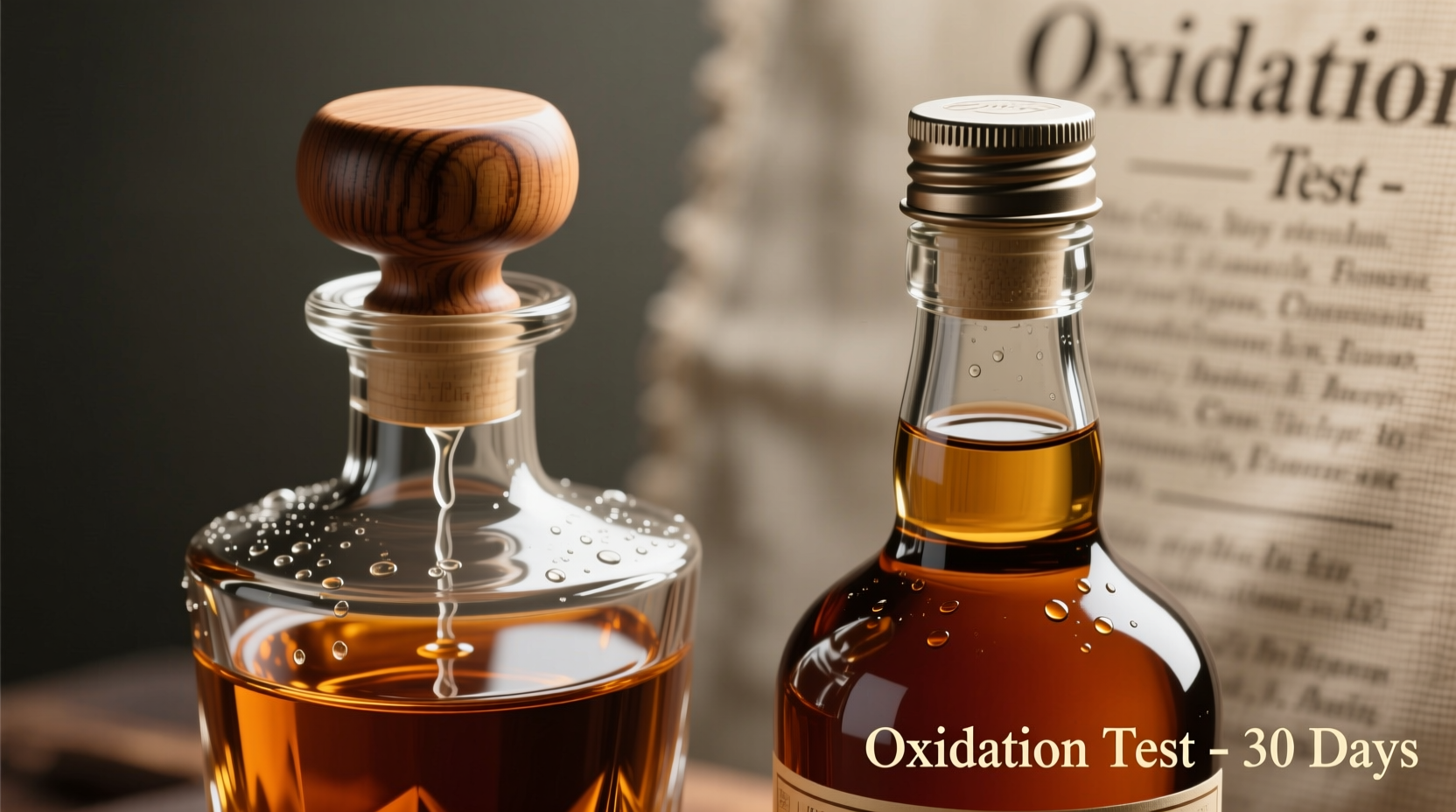 whiskey decanters with stoppers do they prevent oxidation better than screw caps