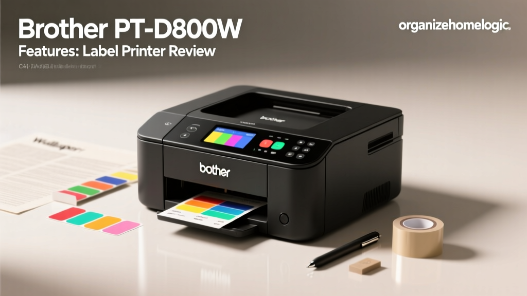Brother PT-D800W Features: Label Printer Review