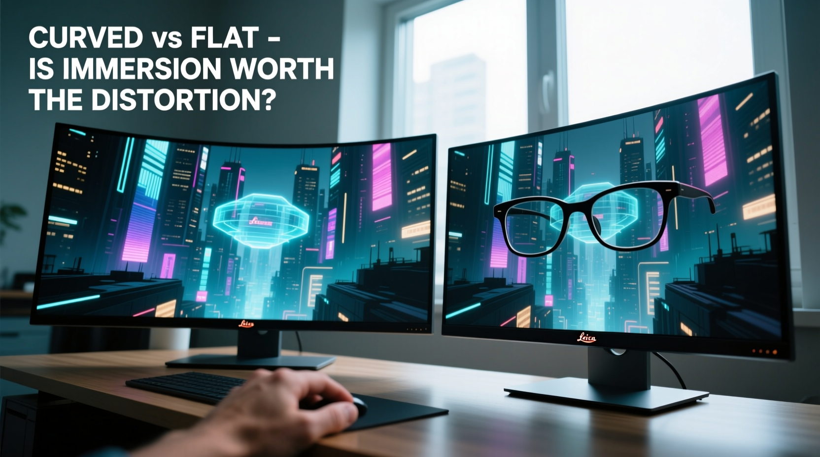 curved vs flat monitors is the immersion worth the distorted viewing angles