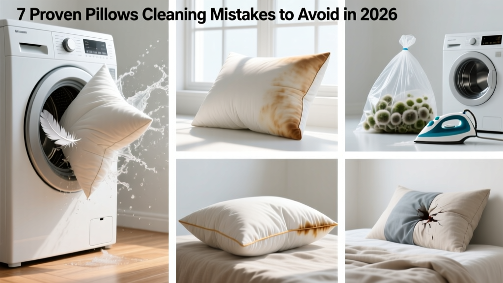 7 Proven Pillows Cleaning Mistakes to Avoid in 2026