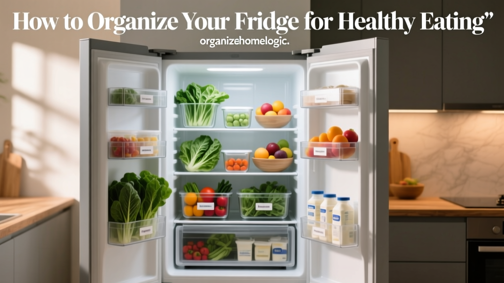 How to Organize Your Fridge for Healthy Eating
